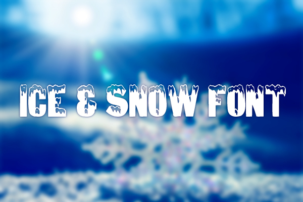 Ice & Snow betűtípus által AARRGGHH!