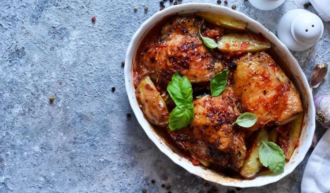 Jamie Oliver csirke sült burgonyája