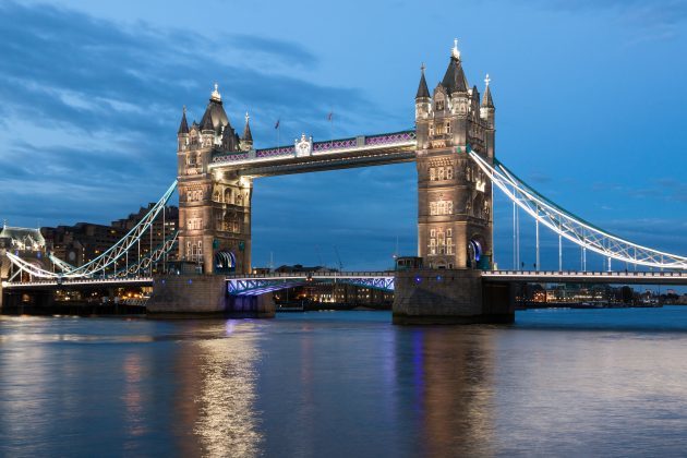 szép híd: Tower Bridge, London