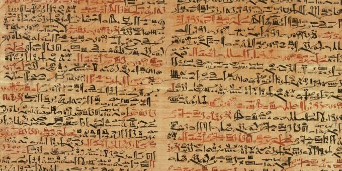 Töredékek Edwin Smith papiruszából