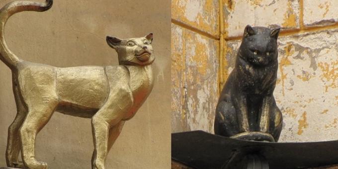 Műemlékei St. Petersburg: Emlékmű Elisha macska és a macska Vasilisa