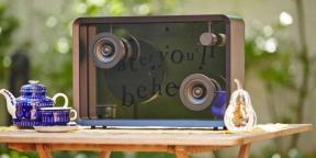 Dolog, a nap: Liric hangszóró - oszlop kijelző mutatja dalszövegeket