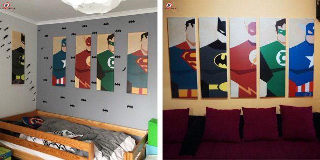 Plakátok az szuperhősök