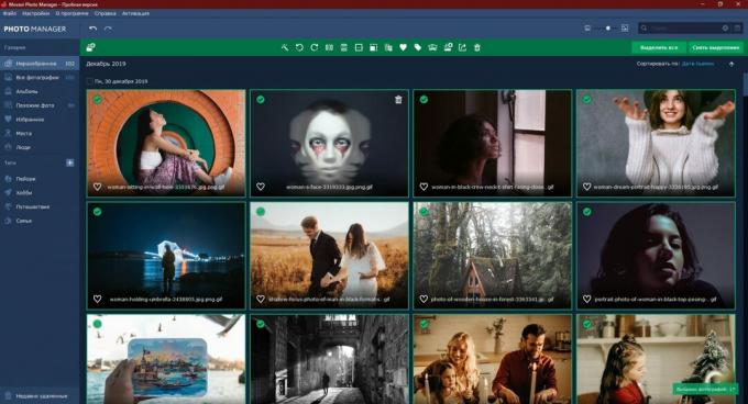 Fotók számítógépen történő megtekintésére szolgáló programok: Movavi Photo Manager