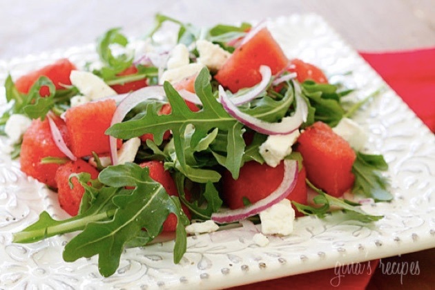 saláta görögdinnye: a recept