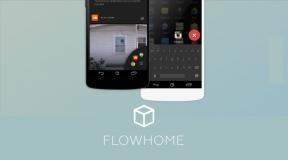 Flow Home - tájékoztató helyett elavult rács kezdőképernyőn ikonok