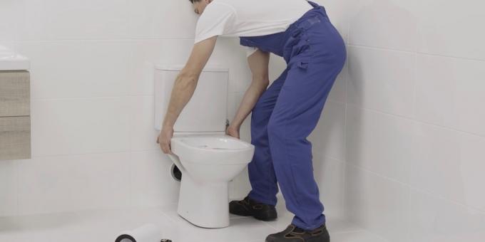 Telepítése WC: próbálja helyre