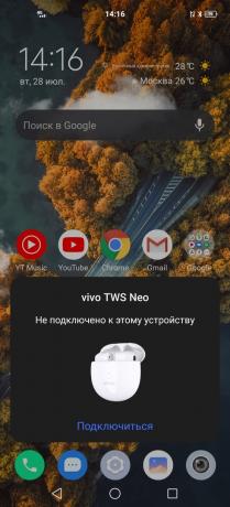 Vivo TWS Neo: összekapcsolhatóság és összekapcsolhatóság