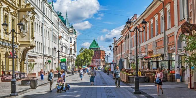 Nyizsnyij Novgorod látnivalói: Bolshaya Pokrovskaya utca