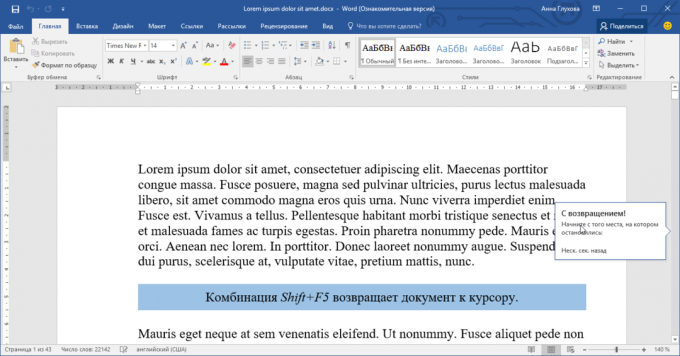 Trükkök a Microsoft Word, amely alig ismer