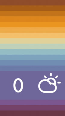 Clima iOS-re - időjárás alkalmazás hideg felület