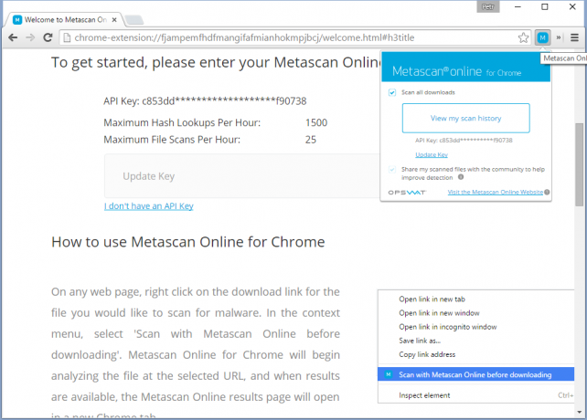 Metascan Online automatikusan küld fájlokat felülvizsgálatra