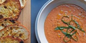A klasszikus recept gazpacho - egy frissítő leves egyszerű összetevők