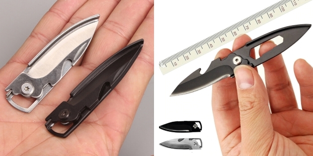 Miniatűr összecsukható kés