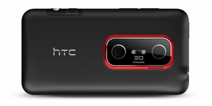 A HTC Evo 3D két kamerával rendelkezik