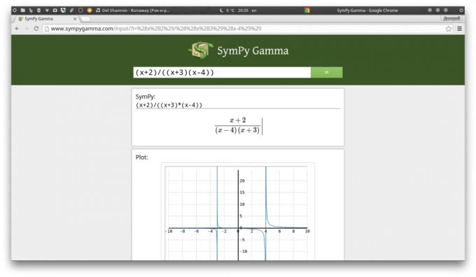 Hogyan lehet megoldani a problémákat, és épít menetrendek: SymPy Gamma 