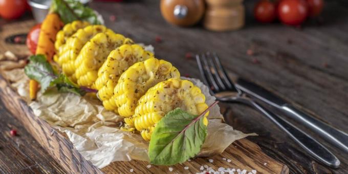 Sült kukorica olasz fűszernövényekkel