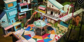 Lumino City - színes puzzle manuálisan létrehozni dekoráció