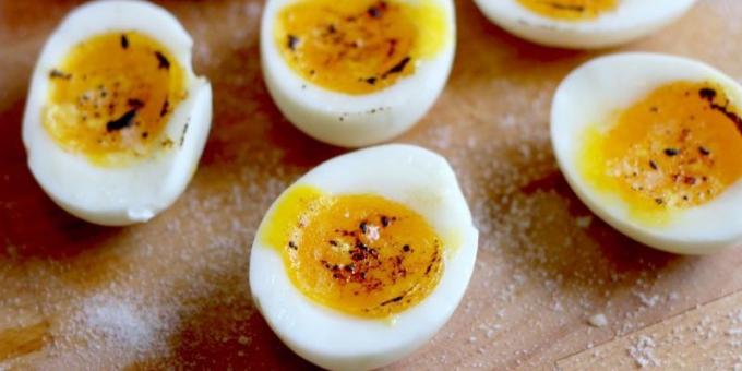 Tojásos ételek: főtt tojás