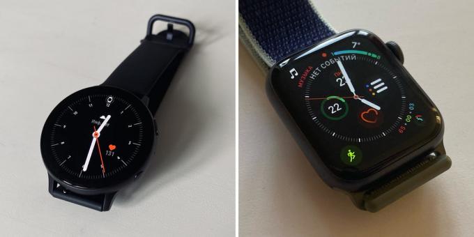 Samsung Galaxy Watch Active 2: Összehasonlítás Apple Watch Series 5
