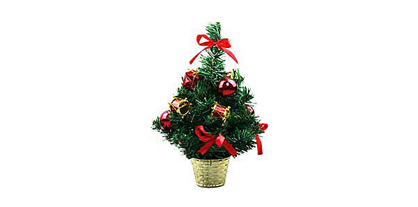 Karácsonyi díszek: kis karácsonyfa