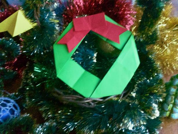 karácsonyi origami