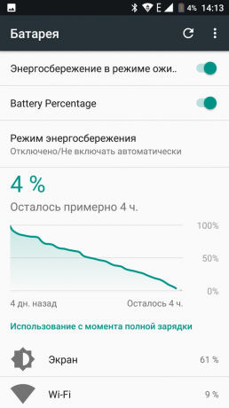 Ulefone Power 2: Akkumulátor