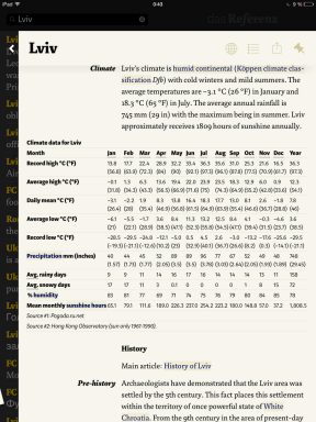 Das jelzet iPad: Wikipedia ügyfélnek a legjobb elrendezés oldalak, amit valaha láttam