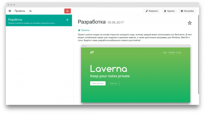 Laverna: egy online ügyfélszolgálat