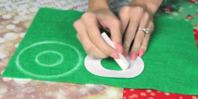 Karácsonyi játékok saját kezűleg: hogy a minta és a kör