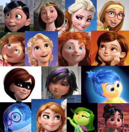 Disney hősnők ugyanaz a személy