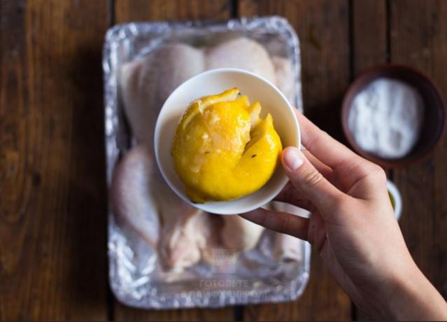 Hogyan kell főzni a csirke: citrom íz