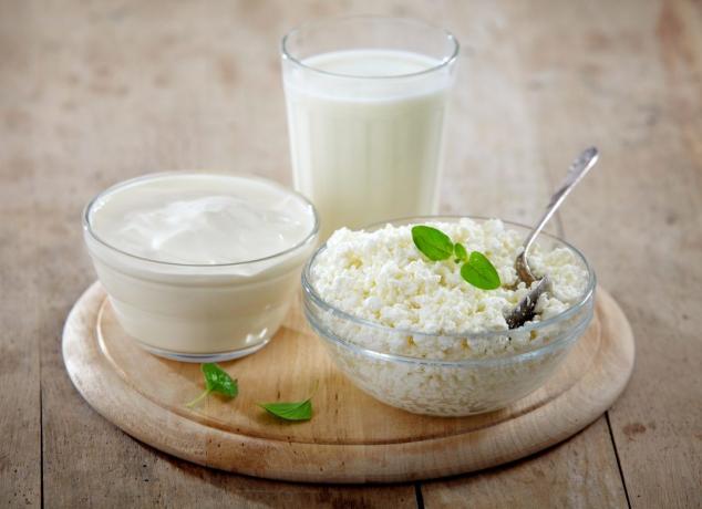 Vékony derék és alacsony zsírtartalmú tejtermékek