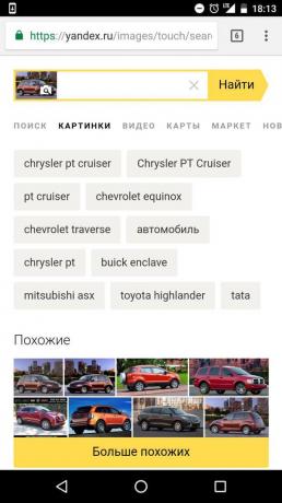 „Yandex”: kép szerinti keresés