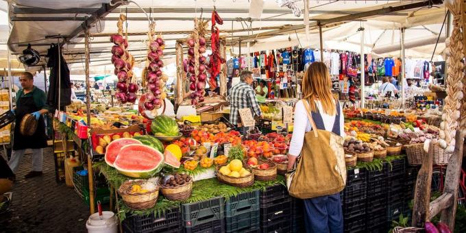 egy olaszországi utazást: Piacok