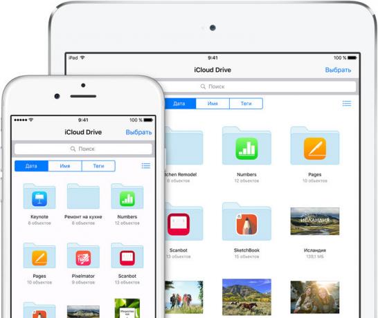 Indítsuk iCloud meghajtót a kezdőképernyőn iOS 9