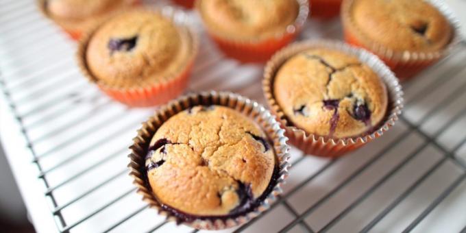Blueberry muffin: recept