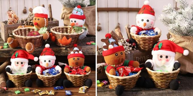 Termékek AliExpress, amely segít létrehozni egy karácsonyi hangulat: Vase cukorkák