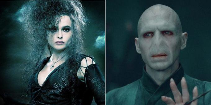 Bellatrix Lestrange és Voldemort