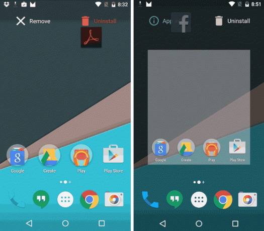 Android M eltávolítást app
