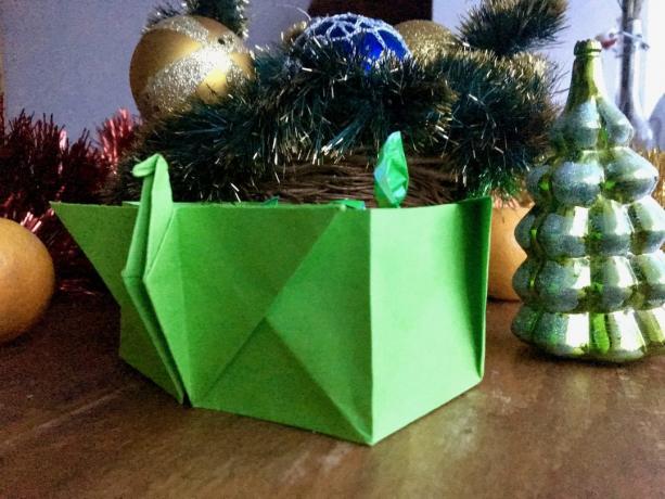 karácsonyi origami