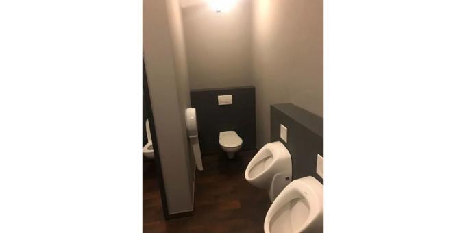 WC egy német étteremben