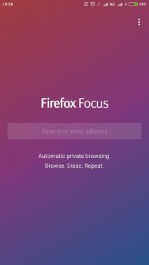 Firefox Focus - mobil böngésző paranoid és gazdaságos