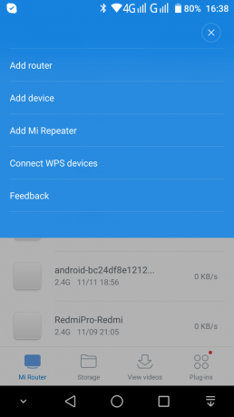 MiWiFi Router: hozzáadása Devices