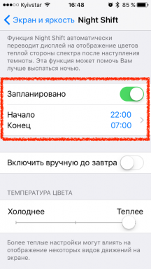 Hogyan kijavítani a hibát a menetrend Éjszakai műszak iOS 9.3