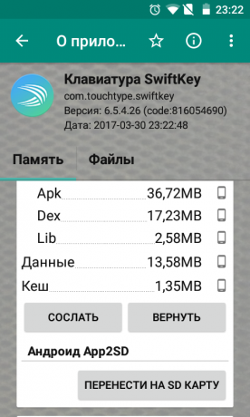 Hogyan lehet mozgatni egy alkalmazást a memóriakártyára: Link2SD