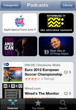 Podcasts - egy új, önálló alkalmazás az Apple podcastok