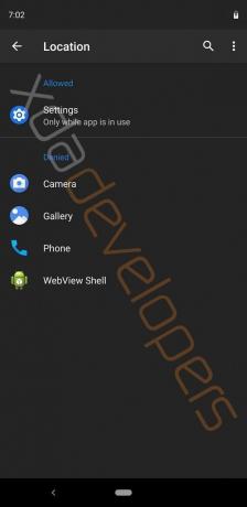 Android Q: hozzáférés a kamera és a mikrofon