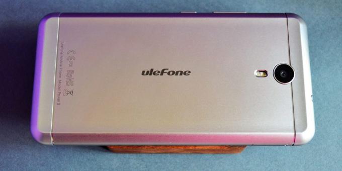 Ulefone Power 2: a hátlapon