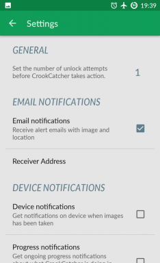 CrookCatcher Android tudja, aki megpróbálja megkerülni a védelmet az okostelefon